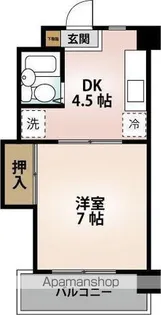 エステイト多賀【2階】の間取り