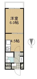 ダイアパレスいわき中央【5階】の間取り