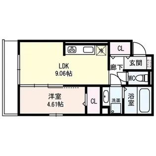 ええいろ【1階】の間取り