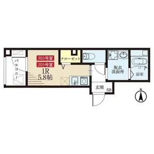 アイミング森下【2階】の間取り