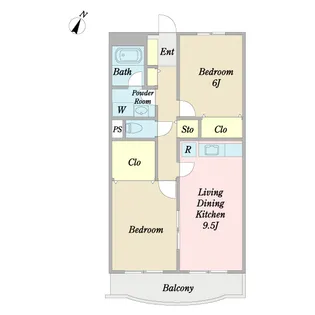 セイシュプール【3階】の間取り