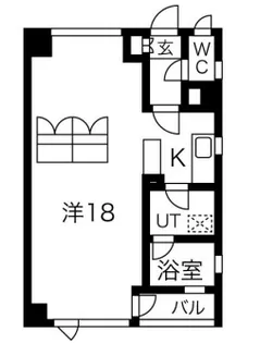 シティ連坊II【4階】の間取り