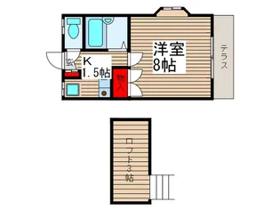 メゾンエトワール【1階】の間取り