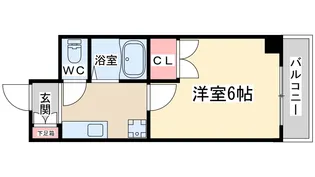 ローズコーポ天満東2【7階】の間取り