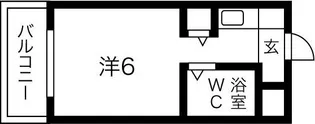 グランドムール都島【4階】の間取り