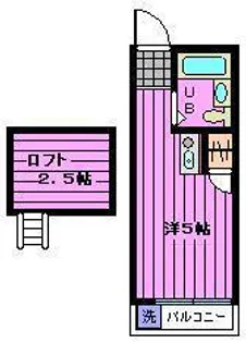 ハイツ中川【1階】の間取り