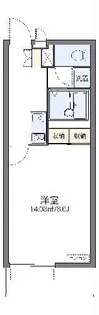 レオネクストOASIS花中【3階】の間取り