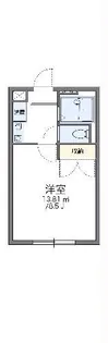 レオパレスほたるI【1階】の間取り