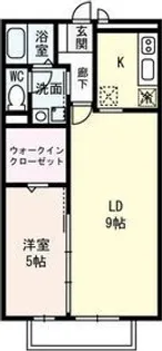 ユーメイン【1階】の間取り