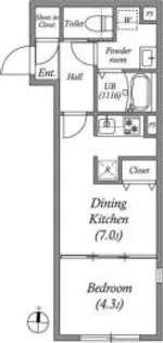 LUORE池上II【3階】の間取り