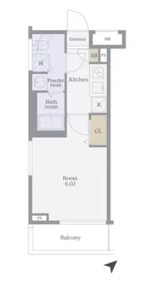 ロアール大塚弐番館【6階】の間取り