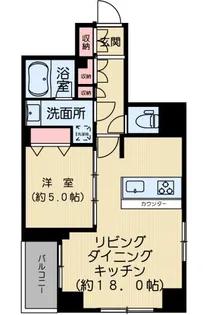 カージェ文京千石【3階】の間取り
