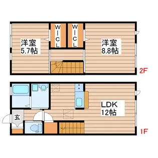 レトア遠見塚の間取り