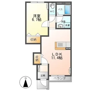 ハレクラニ III棟【1階】の間取り