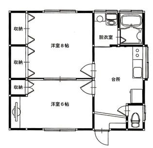 カナルハウスII 102【1階】の間取り