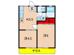 MTハイツ【1階】の間取り