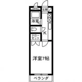 Lケープフラッツ【1階】の間取り