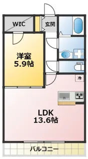 Calme Sejour(カルムセジュール)【3階】の間取り