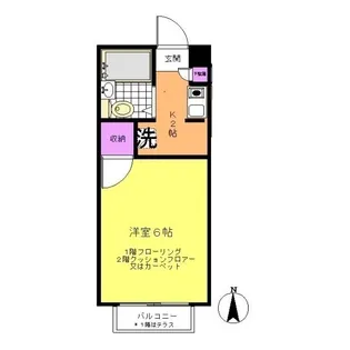 グリーンリーフA棟【2階】の間取り