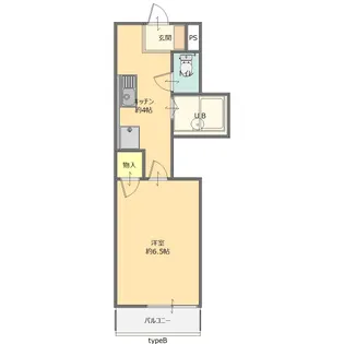 ヘラコーポI【2階】の間取り