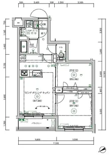 RELUXIA板橋三園【1階】の間取り