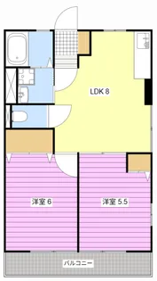 グリーンリーフI【2階】の間取り