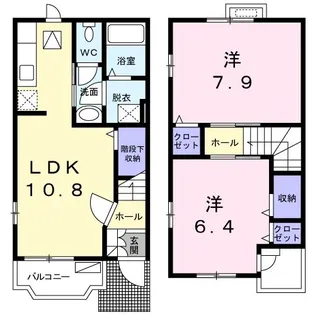 アウローラ【1階】の間取り