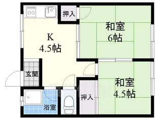 奥田コーポ【2階】の間取り