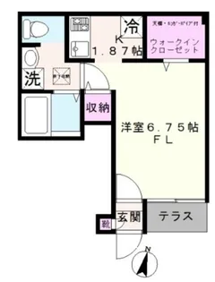 フォーアローズII【1階】の間取り