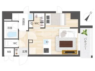 MGH高砂【8階】の間取り