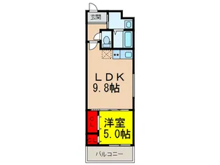 フジパレス淡路II番館【1階】の間取り
