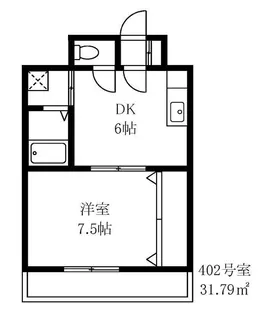 リアライズマンション【4階】の間取り