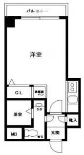 エステート・モアサザンステーション【2階】の間取り