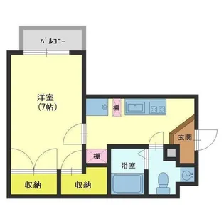 アーバンハイツ根塚【3階】の間取り