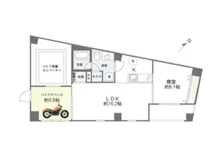 イージー12ビー【2階】の間取り