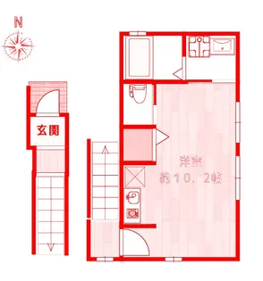 メゾン・ド・シオン【2階】の間取り