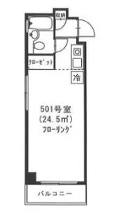 ハーベストハウスII【5階】の間取り