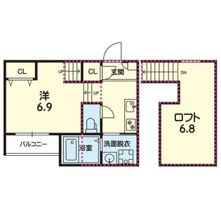 ステラ熊本駅南II【2階】の間取り