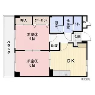 リブアドニス【1階】の間取り