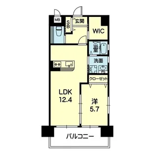BEENOS琴平【7階】の間取り