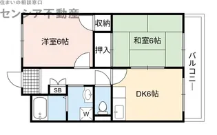 えびすハイツ【3階】の間取り