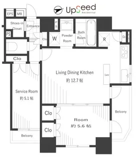 ヴィルヴィオ葛西【2階】の間取り