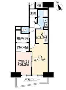 UR八千代ゆりのき台パークシティ【14階】の間取り
