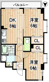 MERCI【2階】の間取り
