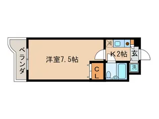 四ノ宮コ-ト【4階】の間取り