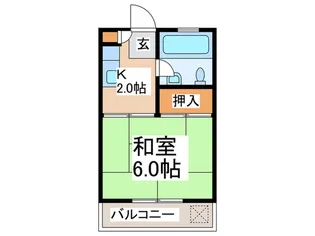 シャト-つくし野【3階】の間取り