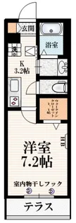 アーバンドエル新中野【1階】の間取り