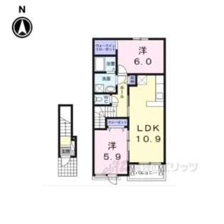 aile【2階】の間取り