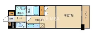 レジディア京都壬生【2階】の間取り