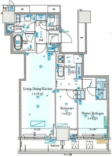 MID TOWER GRAND【27階】の間取り